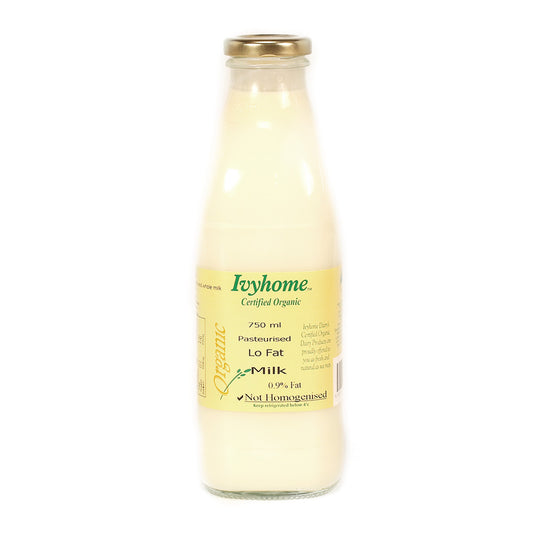 Ivyhome Milk Certified Organic Low Fat 750ml , Frdg2-Dairy - HFM, Harris Farm Markets
