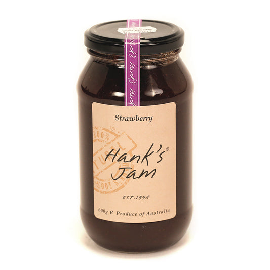 Hanks Strawberry Jam 600g , Grocery-Spreads - HFM, Harris Farm Markets
