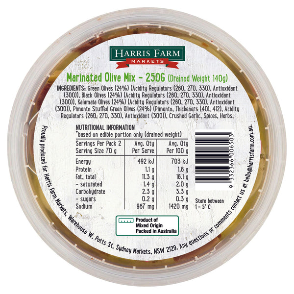 Harris Farm Olives Marinated Mix | Harris Farm Online