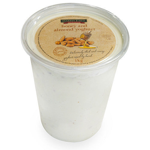 Harris Farm Yoghurt Honey Almond 1kg , Frdg2-Dairy - HFM, Harris Farm Markets
