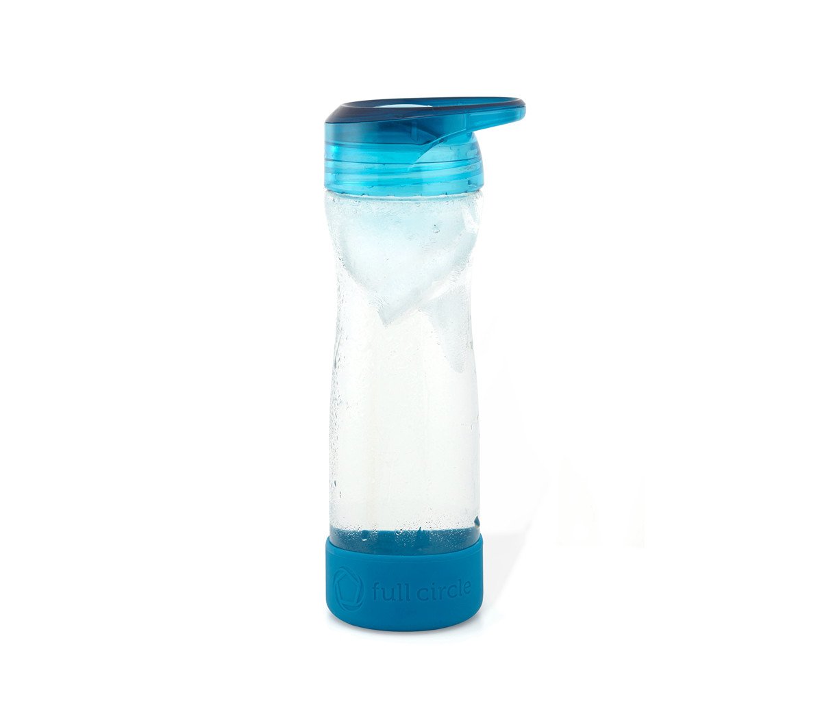 Full Circle - Hydrate Mate - 16oz Glass Travel Bottle Blue (each)