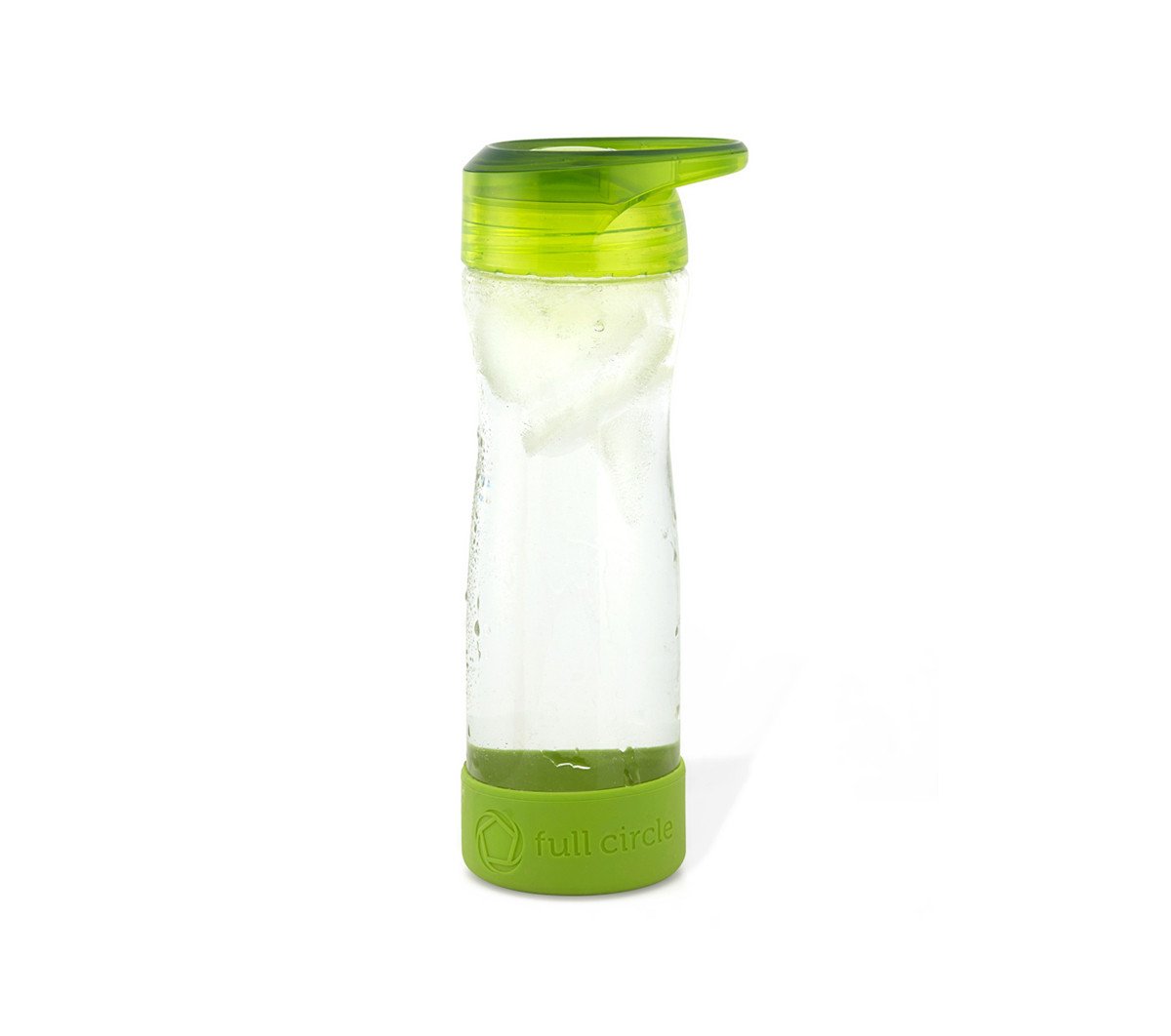 Full Circle Hydrate Mate 16oz Green Glass Travel Bottle each