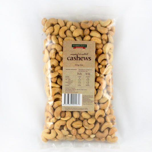 Cashews Salted 500g Harris Farm , Grocery-Nuts - HFM, Harris Farm Markets
 - 1
