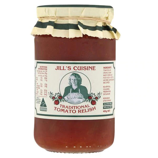 Jill's Cuisine Traditional Tomato Relish 400g | Harris Farm Online