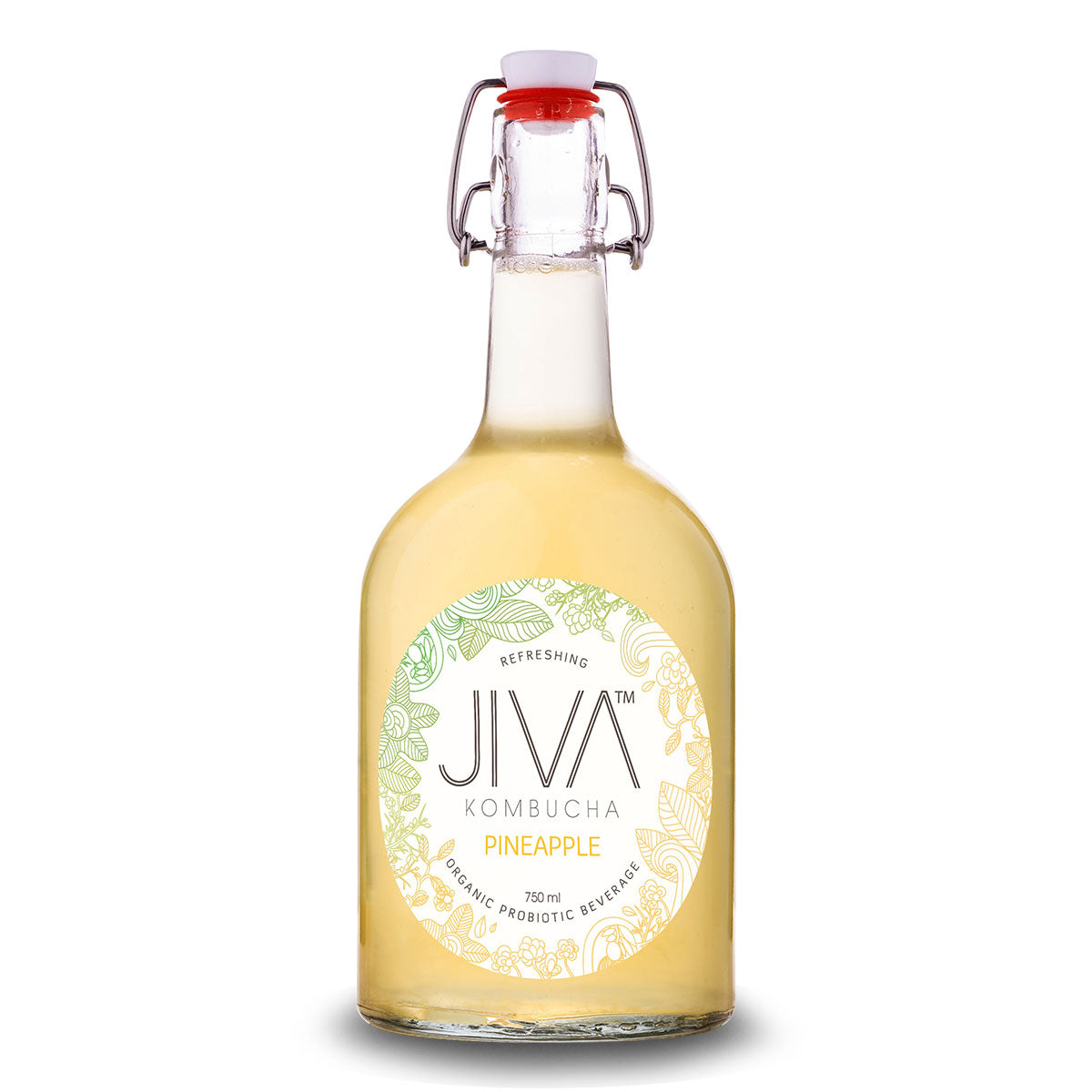 Jiva Kombucha Pineapple 750ml | Harris Farm Online