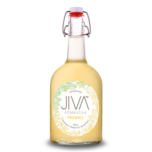 Jiva Kombucha Pineapple 750ml | Harris Farm Online