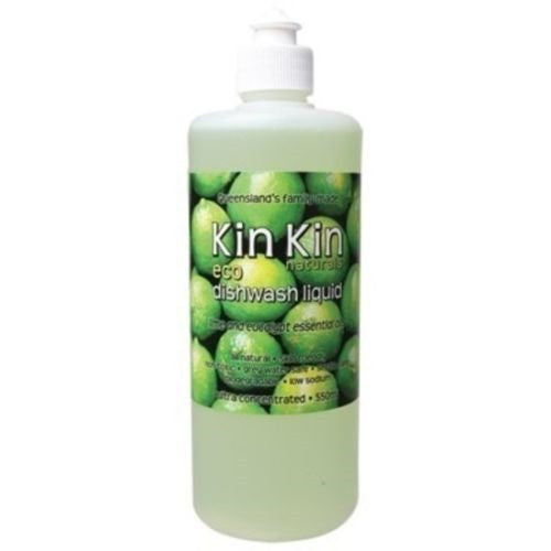 Kin Kin Dishwash Liquid Lime & Eucalypt 550ml , Grocery-Cleaning - HFM, Harris Farm Markets
