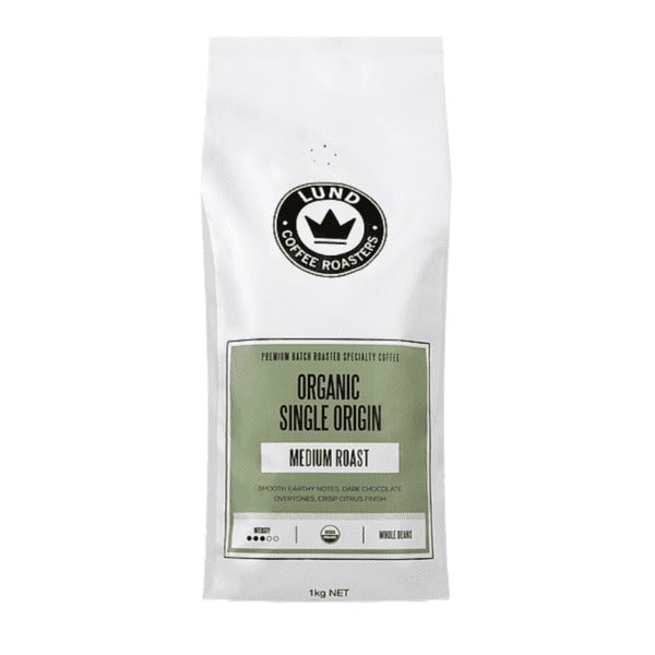 Lund Coffee Roasters Organic Single Origin Beans 1kg