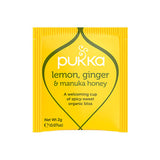 Pukka Lemon, Ginger and Manuka Honey Teabags x20 40G