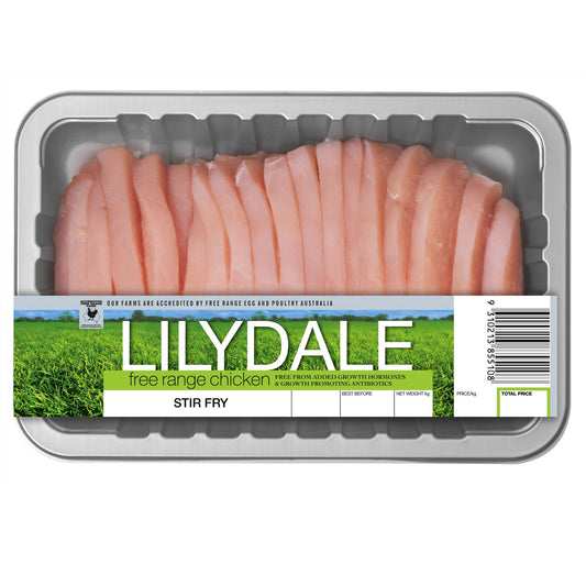 Chicken Stir Fry Free Range Lilydale 650-700g , Frdg5-Meat - Harris Farm Markets, Harris Farm Markets
