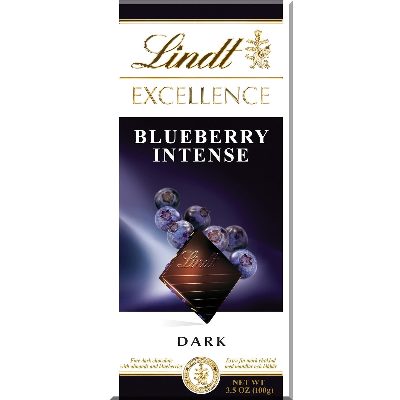 Lindt Excellence Blueberry 100g , Grocery-Confection - HFM, Harris Farm Markets
