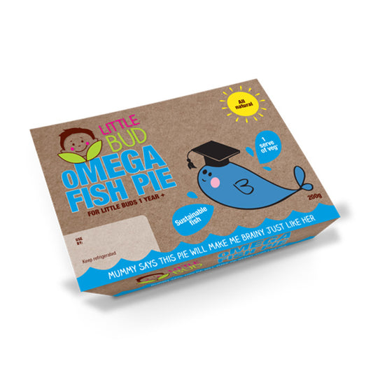 Little Bud Pie Omega Fish (200g) , Frdg3-Meals - HFM, Harris Farm Markets
