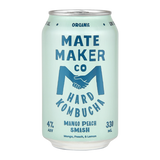 Mate Maker Hard Kombucha Mango Peach Case 24 x 330ml