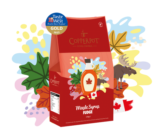 Copperpot Maple Syrup Fudge 150g