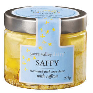 Yarra Valley Dairy Saffy Cow Cheese Marinated With Saffron Cheese 275g