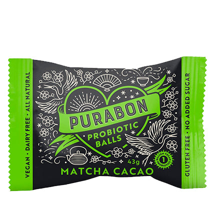 Purabon Probiotic Ball Matcha Cacao | Harris Farm Online