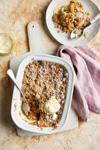 Apple Crumble - with Vanilla Cream