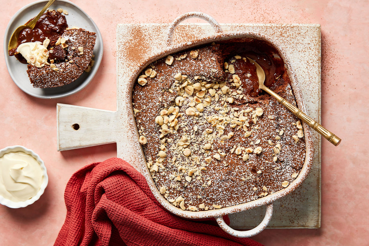 Chocolate and Hazelnut Self Saucing Pudding | Harris Farm Online