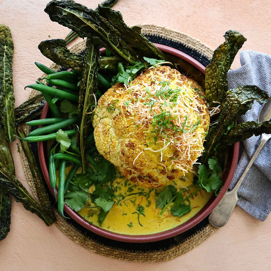 Roasted Cauliflower - with Coconut and Lime Korma