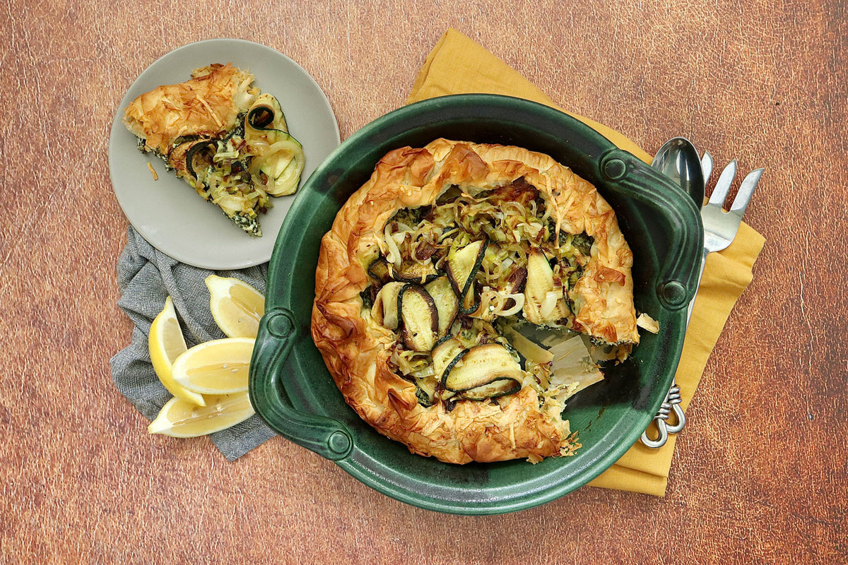 Zucchini Spinach and Goats Cheese Filo Tart | Harris Farm Online
