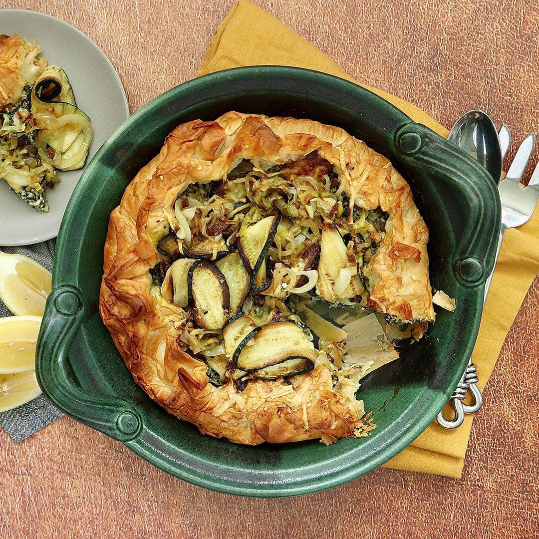 Zucchini Spinach and Goats Cheese Filo Tart | Harris Farm Online