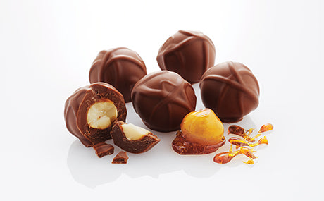 Patons Macadamia Royals Toffee Milk Chocolate Tin | Harris Farm Online