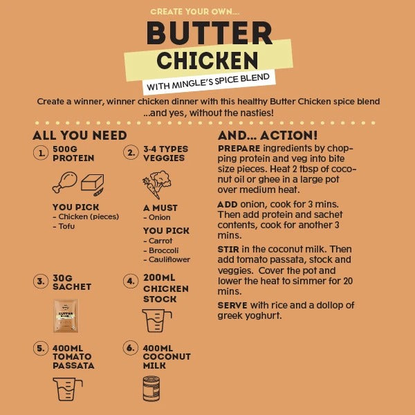 Mingle Butter Chicken Seasoning  | Harris Farm Online