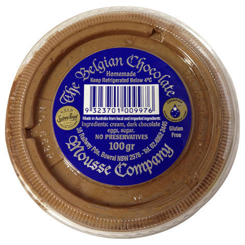 Belgian Mousse Dark Choc 100g , Frdg2-Dessert - HFM, Harris Farm Markets
