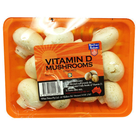 Mushrooms Vitamin D (250g) , S12S-Veg - HFM, Harris Farm Markets
 - 2
