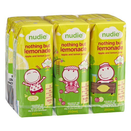 Nudie Lemonade Apple Lemon Juice 6 X 250ml , Grocery-Drinks - HFM, Harris Farm Markets
