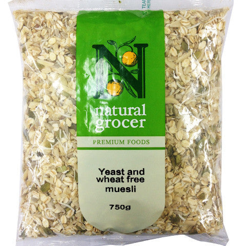 Natural Grocer Muesli Yeast & Wheat Free pkt , Grocery-Cereals - HFM, Harris Farm Markets
