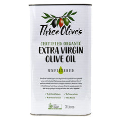 Three Olives Organic Extra Virgin Olive Oil 3L