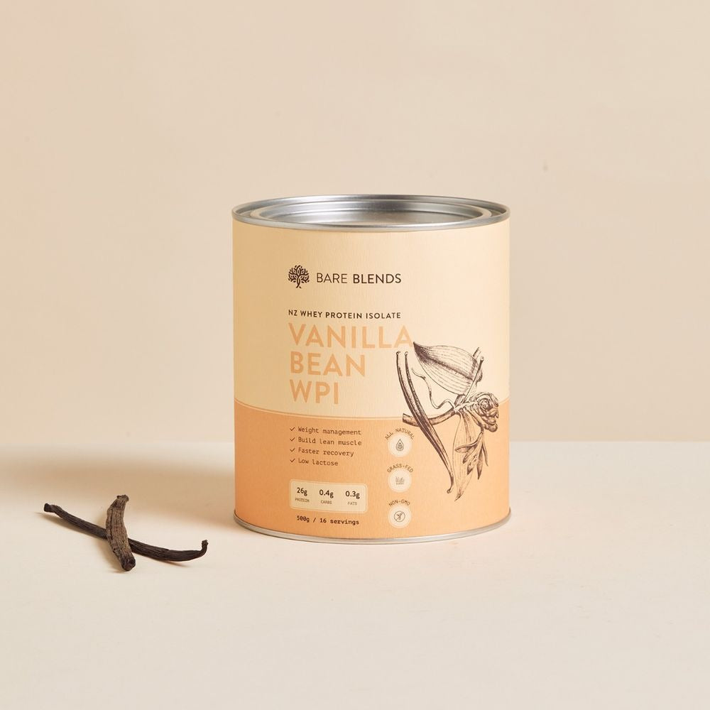 Bare Blends Organic Vanilla Bean WPI | Harris Farm Online