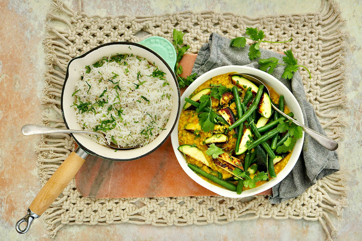 Yellow Veggie Dhal - with Zucchini, Pumpkin and Green Beans | Harris Farm Online