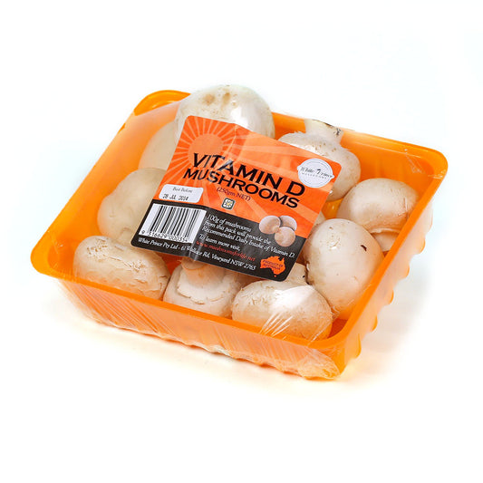 Mushrooms Vitamin D (250g) , S12S-Veg - HFM, Harris Farm Markets
 - 1