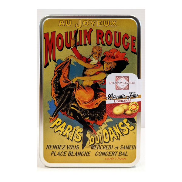 Delauny Leveille Moulin Rouge Biscuit Tin 300g