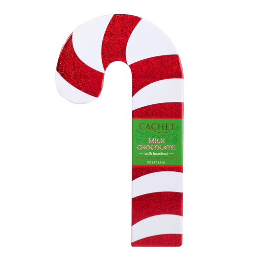 Cachet Candy Cane Shaped Chocolate Box 100g