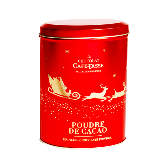 Cafe Tasse Red Metal Drink Choc Tin 250g