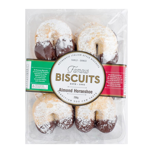 Famous Biscuits Almond Horseshoe 250g