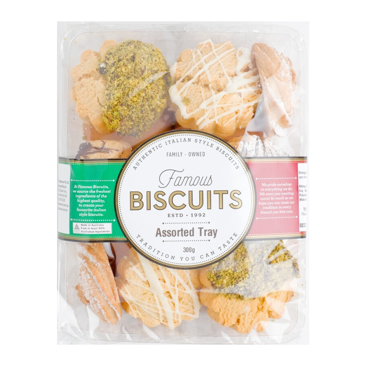 Famous Biscuits Assorted Tray 300g