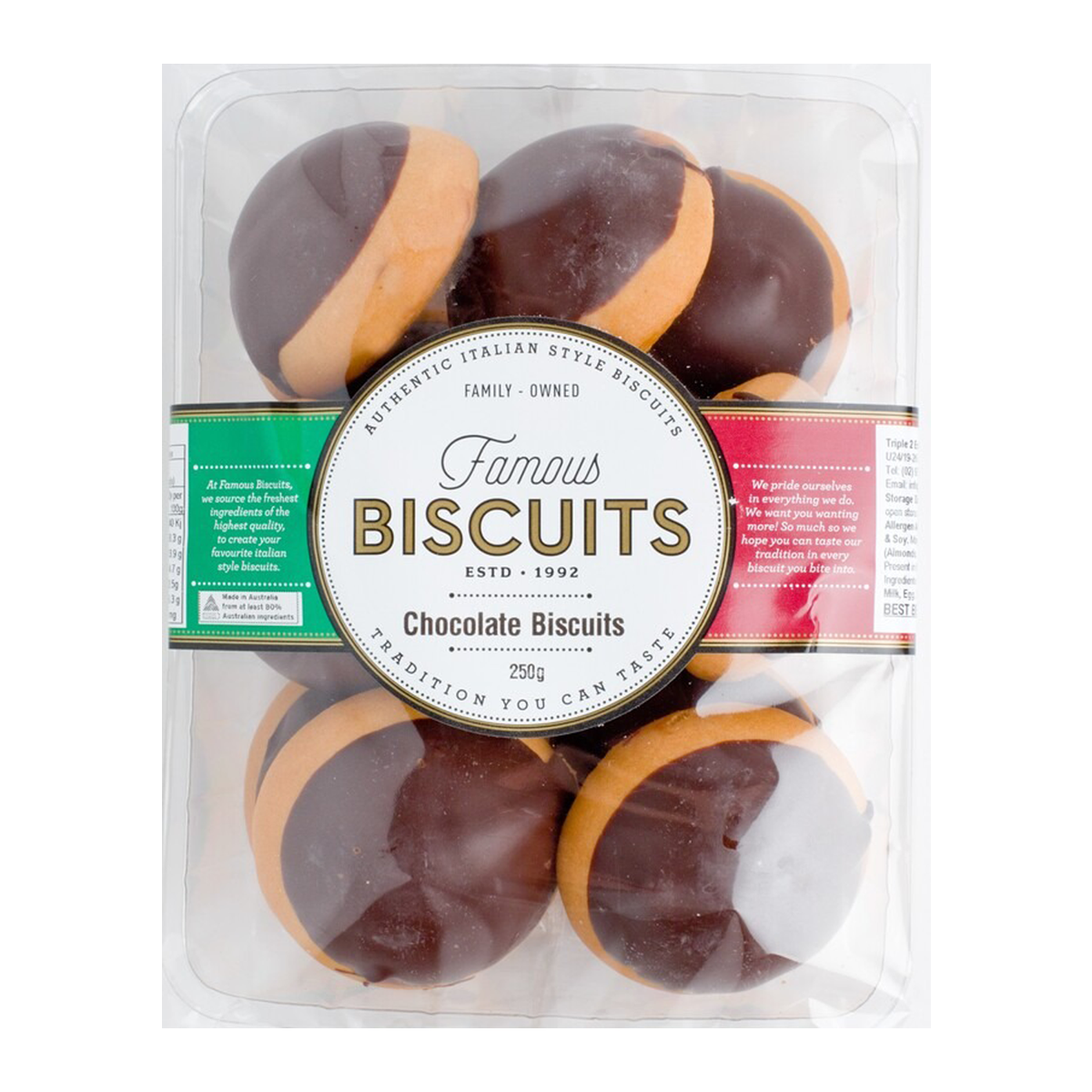 Famous Biscuits Chocolate Biscuits 250g