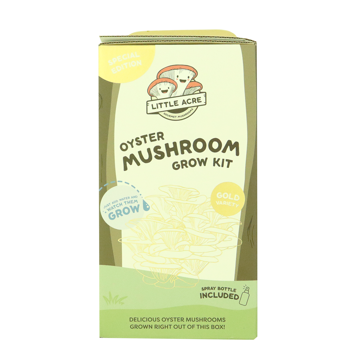 Little Acre Oyster Mushroom Grow Kit Gold Variety Each