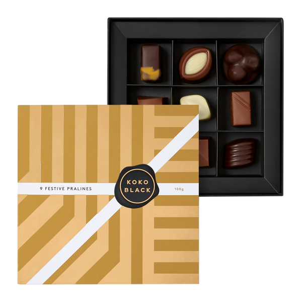 Koko Black 9 Festive Pralines Gift Box | Harris Farm