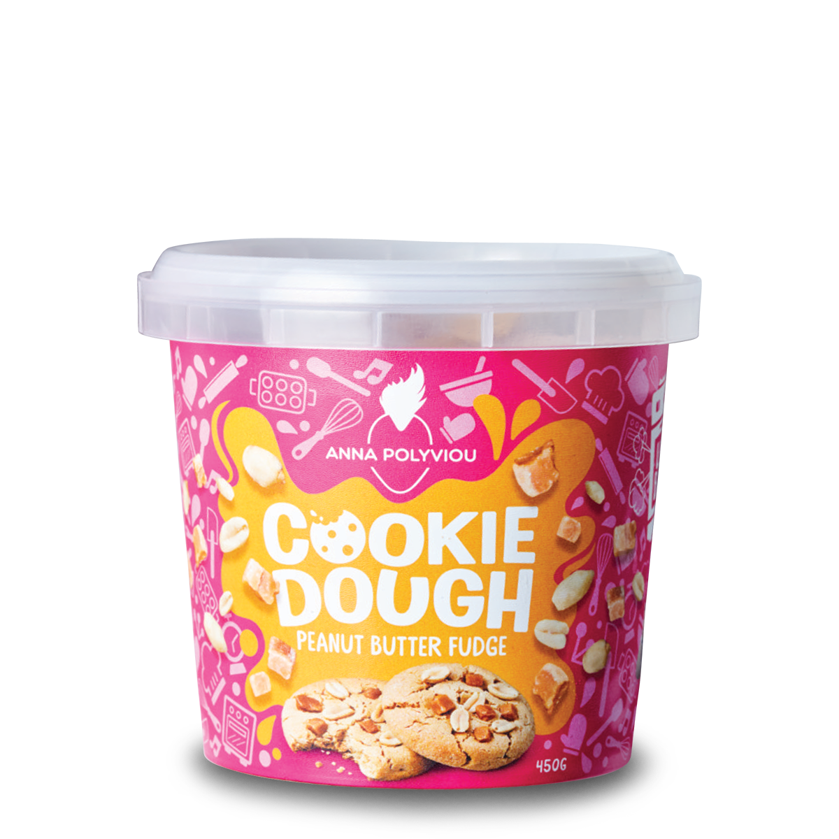 Anna Polyviou Cookie Dough Peanut Butter Fudge 450g