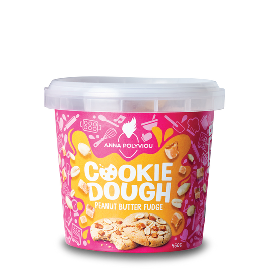 Anna Polyviou Cookie Dough Peanut Butter Fudge 450g