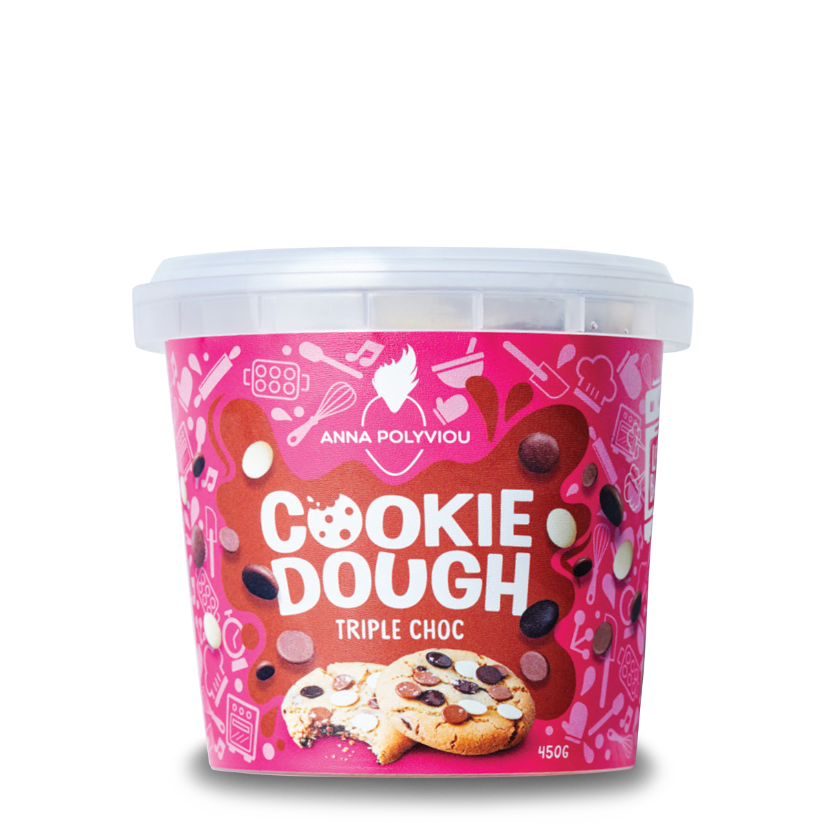 Anna Polyviou Cookie Dough Triple Choc 450g