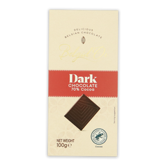 BelgidOr Tablet 70% Dark Chocolate 100g