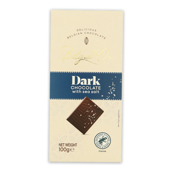 BelgidOr Tablet Sea Salt Dark Chocolate 100g