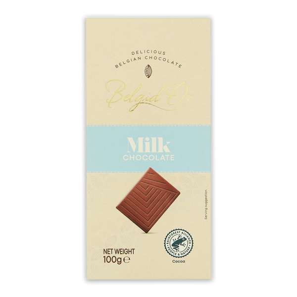 BelgidOr Tablet Milk Chocolate 100g