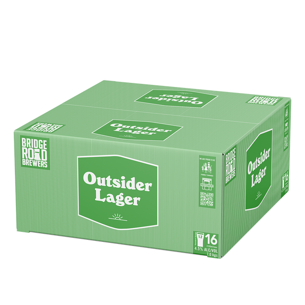Bridge Road Brewers Outside Lager 16 x 355ml